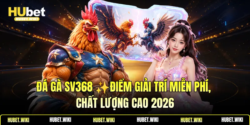 Đá Gà SV368 ✨Điểm Giải Trí Miễn Phí, Chất Lượng Cao 2026
